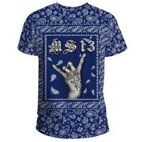 T Shirt Blue Bandana RLT8 - Wonder Print Shop
