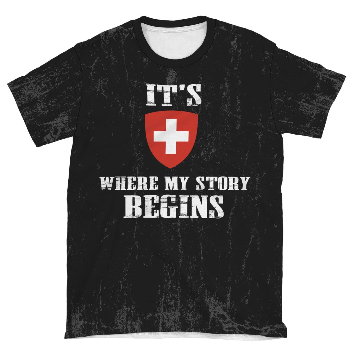 Switzerland T Shirt It's Where My Story Begins RLT13 - Wonder Print Shop