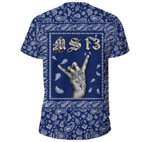T Shirt Blue Bandana RLT8 - Wonder Print Shop
