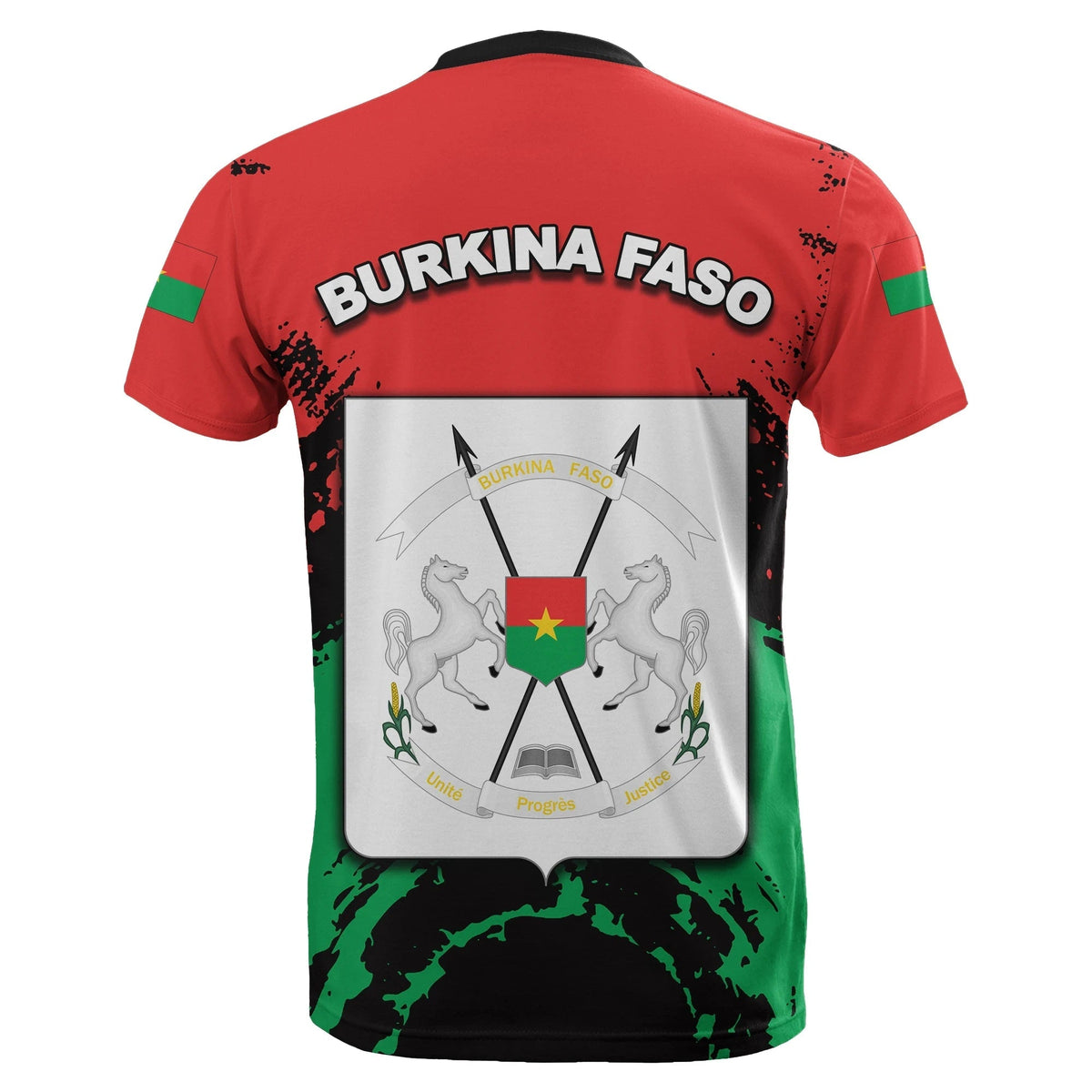 Burkina Faso T Shirt Special Flag RLT7 - Wonder Print Shop