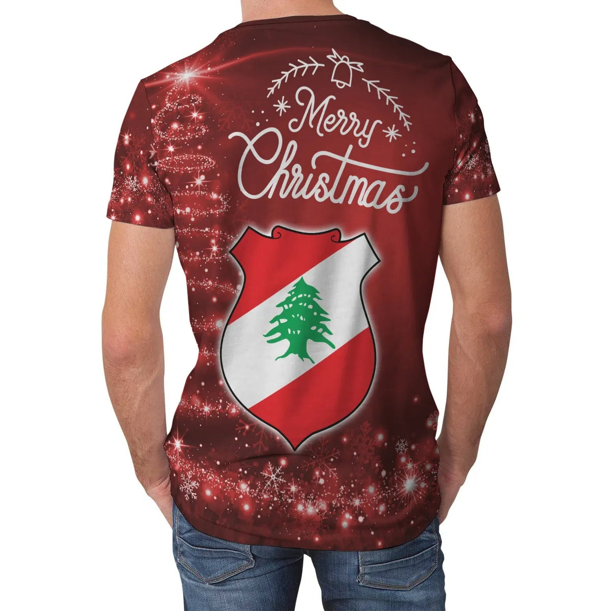 Lebanon Christmas T Shirt Womens/Mens RLT6 - Wonder Print Shop