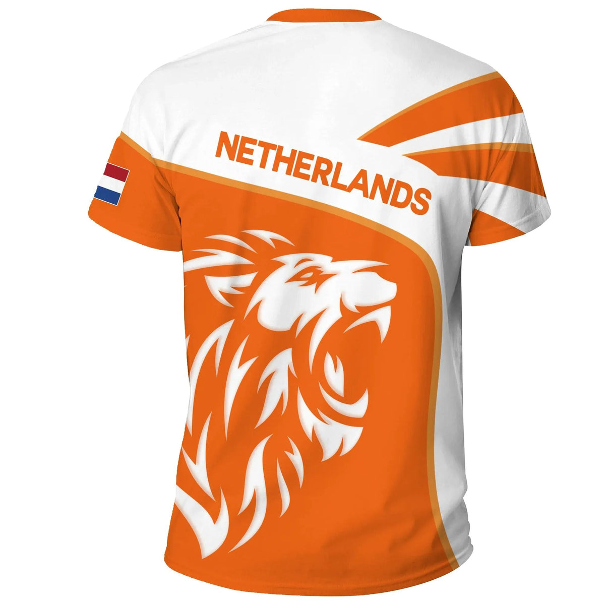 Netherlands T Shirt Netherlands Coat Of Arms Lion RLT7 - Wonder Print Shop