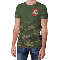 Lithuania T Shirt Camo Womens/Mens RLT6 - Wonder Print Shop