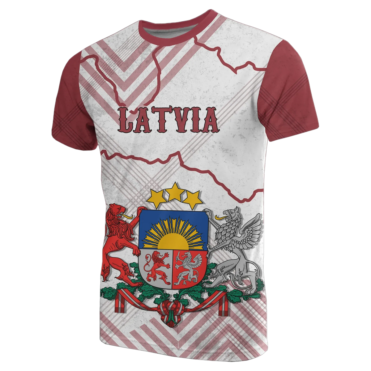 Latvia T Shirt RLT6 - Wonder Print Shop