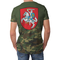 Lithuania T Shirt Camo Womens/Mens RLT6 - Wonder Print Shop