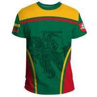 Lithuania T Shirt Active Warrior RLT6 - Wonder Print Shop