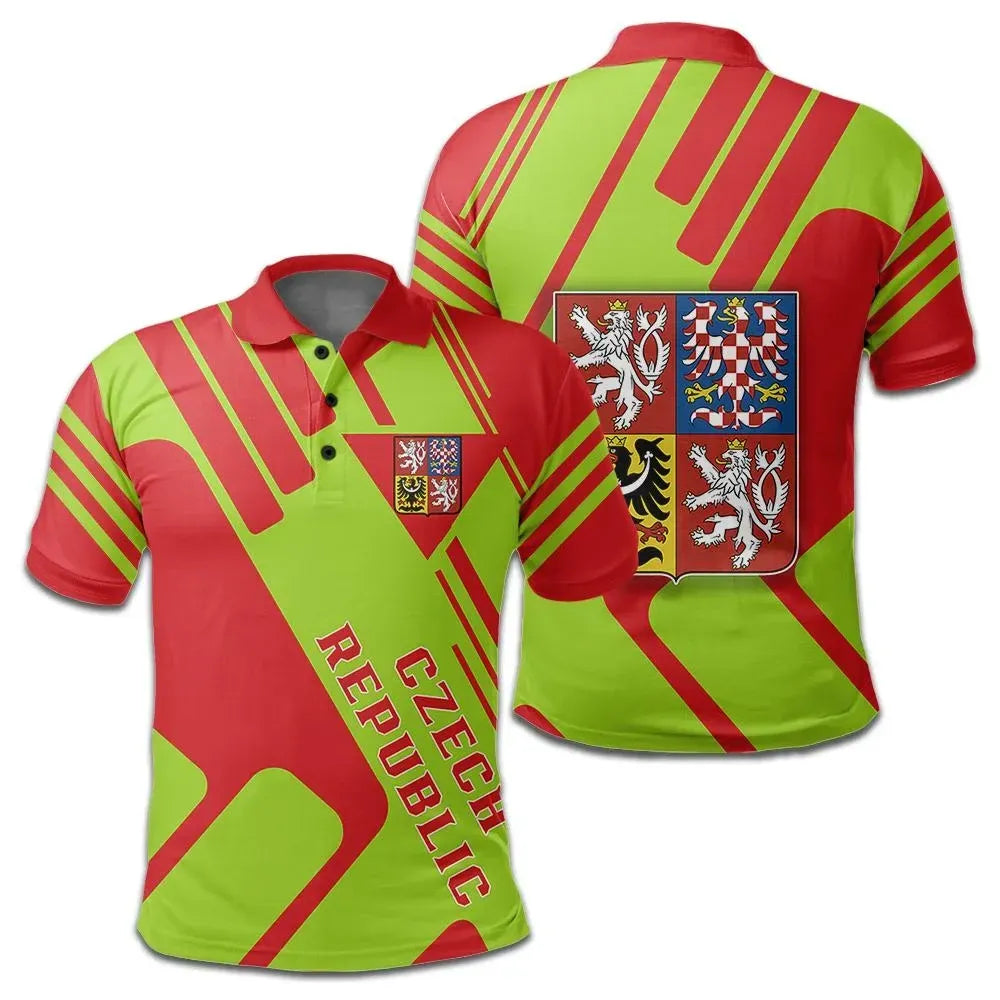 Czech Republic Coat Of Arms T Shirt Rockie RLT13 - Wonder Print Shop