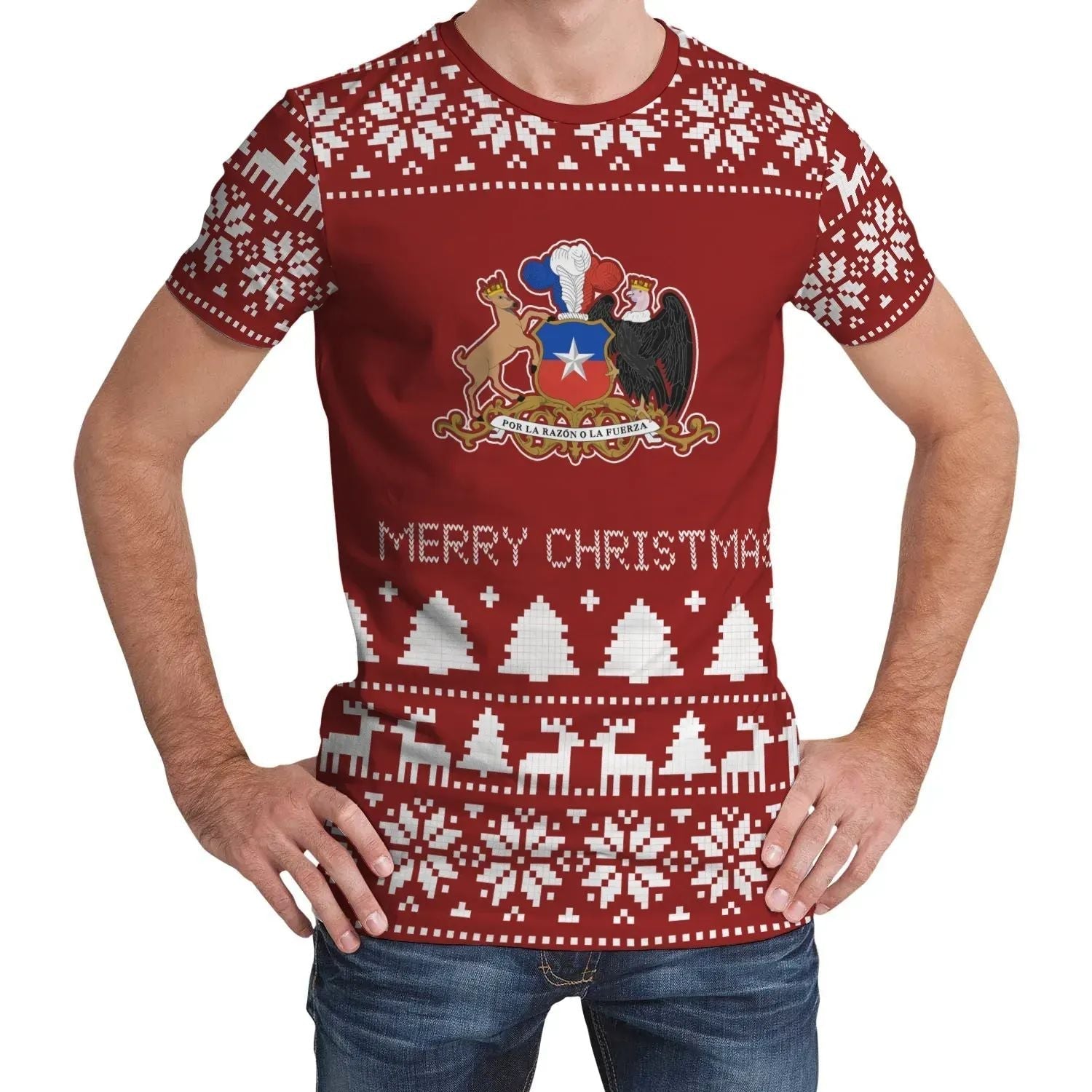 Chile Christmas T Shirt RLT7 - Wonder Print Shop