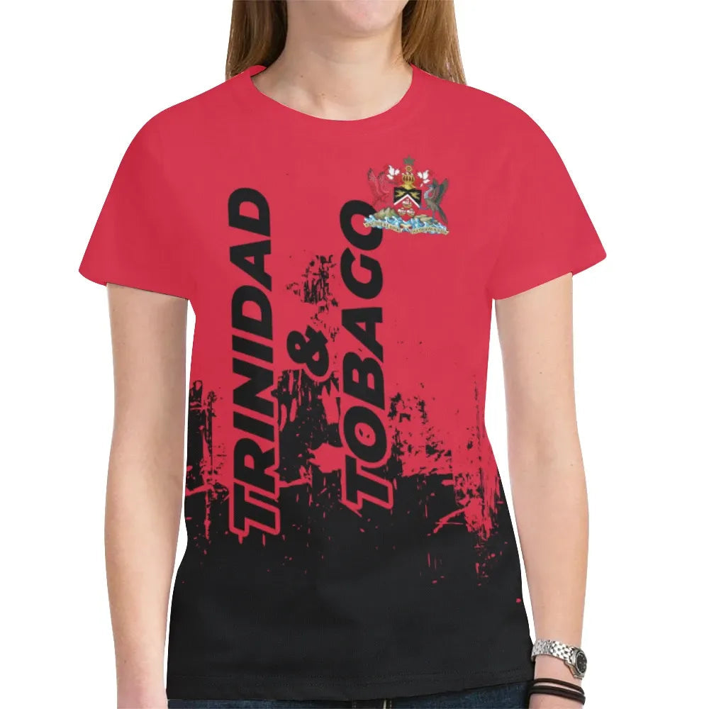Trinidad and Tobago T Shirt Smudge Style RLT6 - Wonder Print Shop