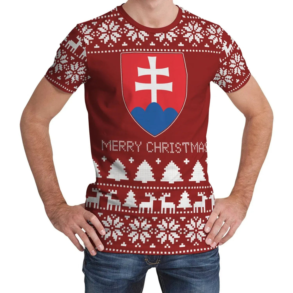 Slovakia Christmas T Shirt Women's/Men's RLT13 - Wonder Print Shop