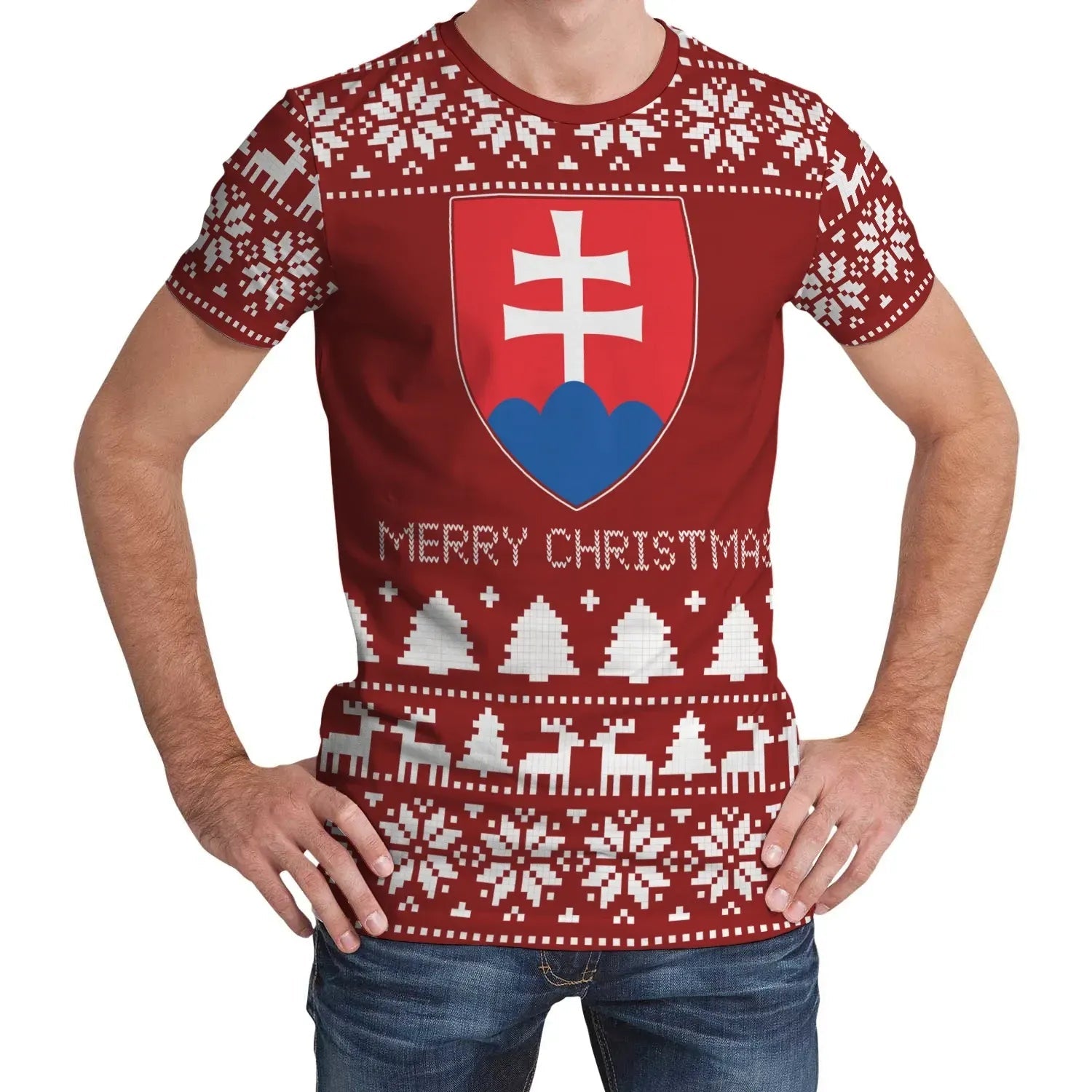 slovakia-christmas-t-shirt-womensmens
