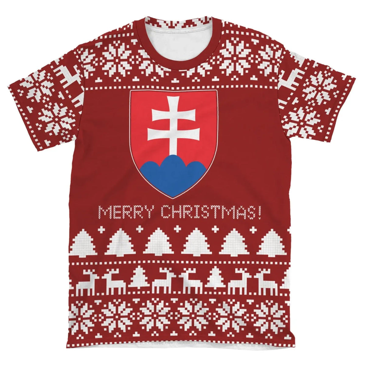 Slovakia Christmas T Shirt Women's/Men's RLT13 - Wonder Print Shop