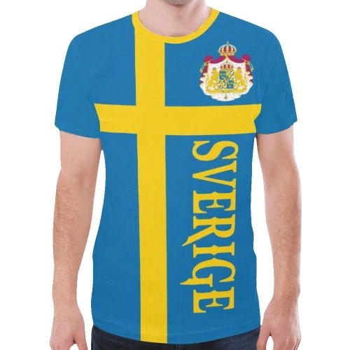 Sweden T Shirt Sweden Flag RLT7 - Wonder Print Shop