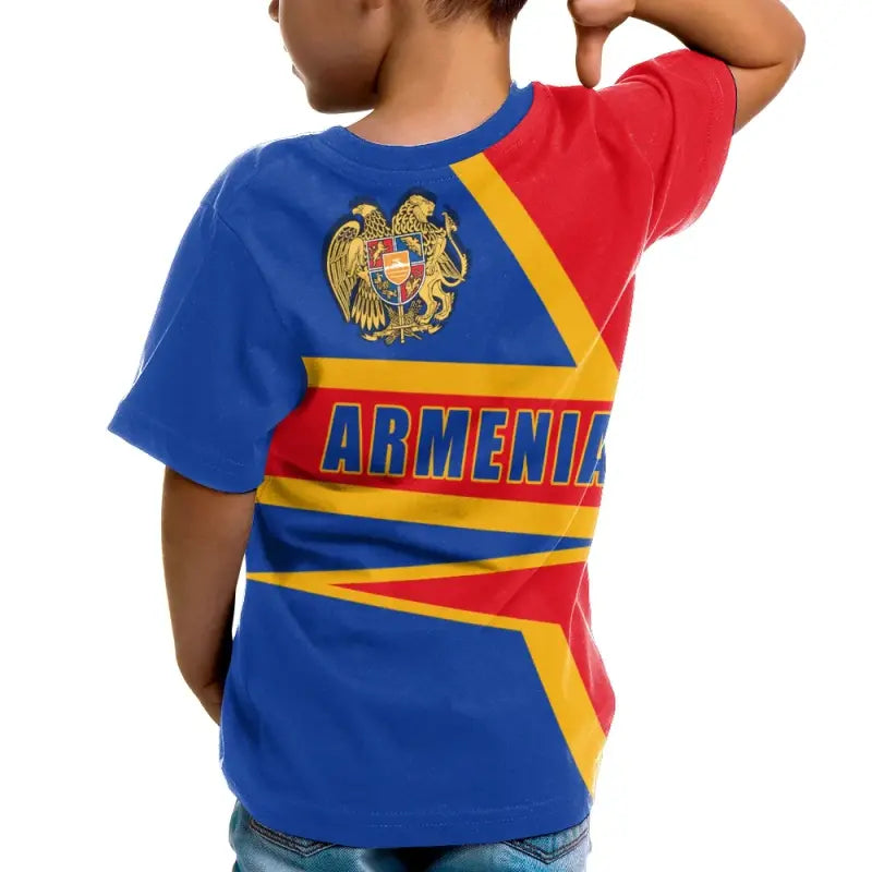 Armenia Kid T - Shirt - Armenia Pride RLT8 - Wonder Print Shop