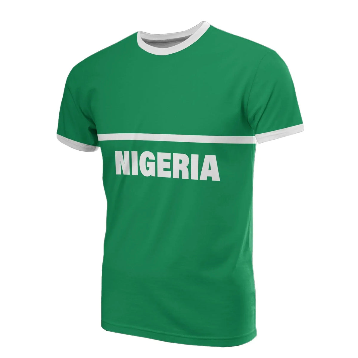 Nigeria T Shirt Horizontal Style RLT8 - Wonder Print Shop
