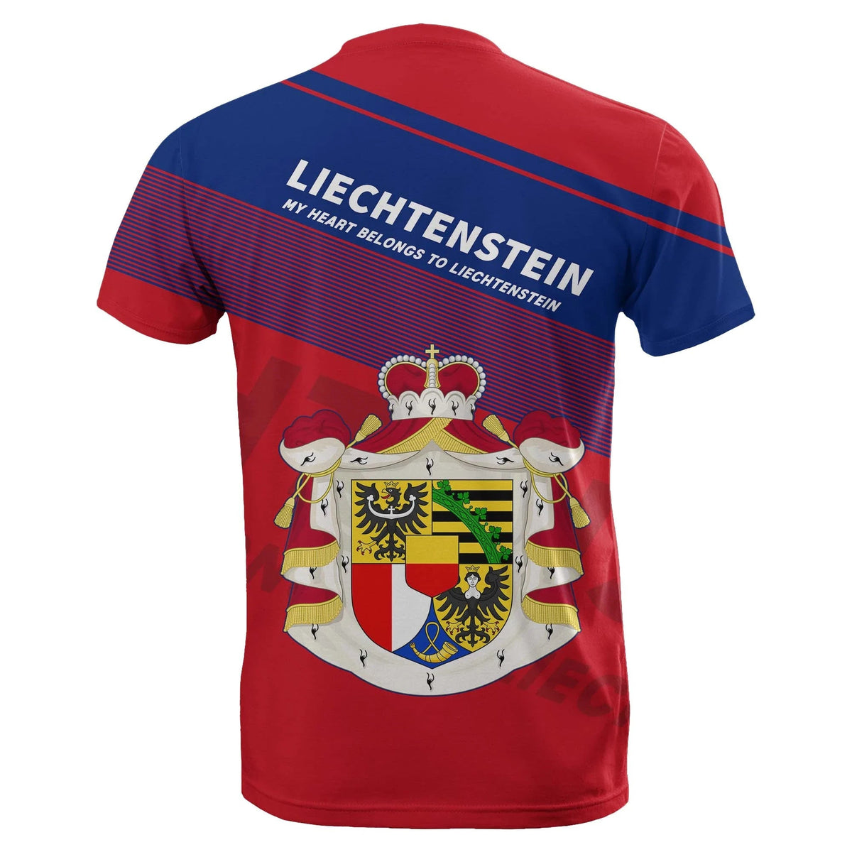 Liechtenstein Flag Motto T Shirt Limited Style RLT6 - Wonder Print Shop