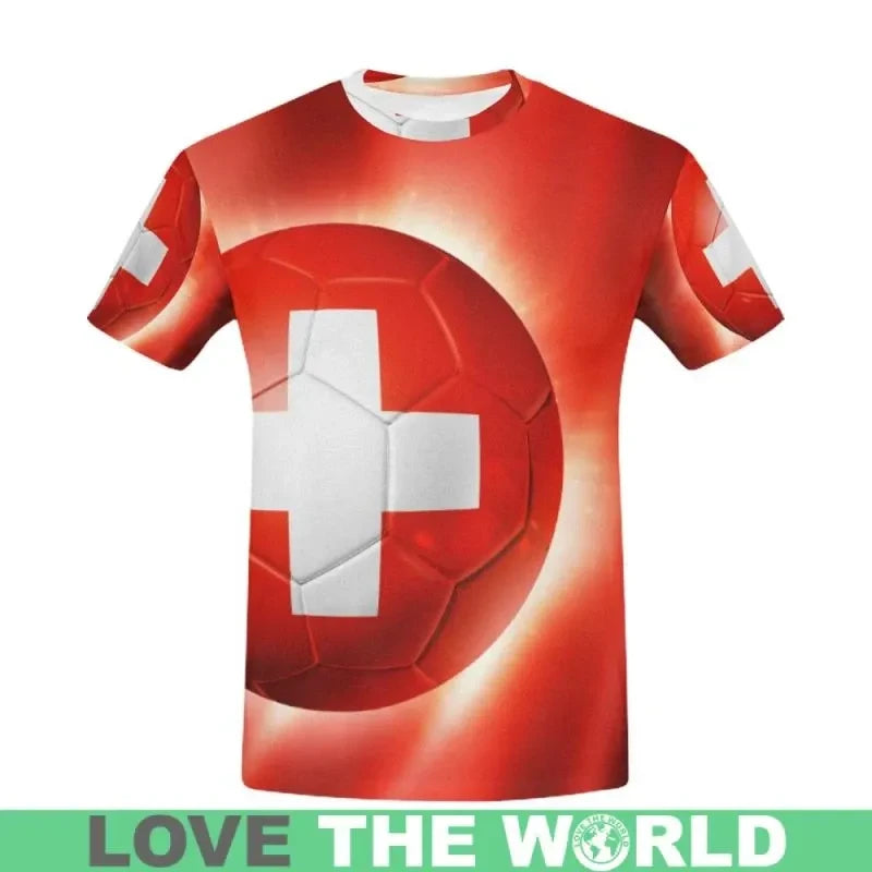 Switzerland World Cup All Over Print T Shirt RLT13 - Wonder Print Shop