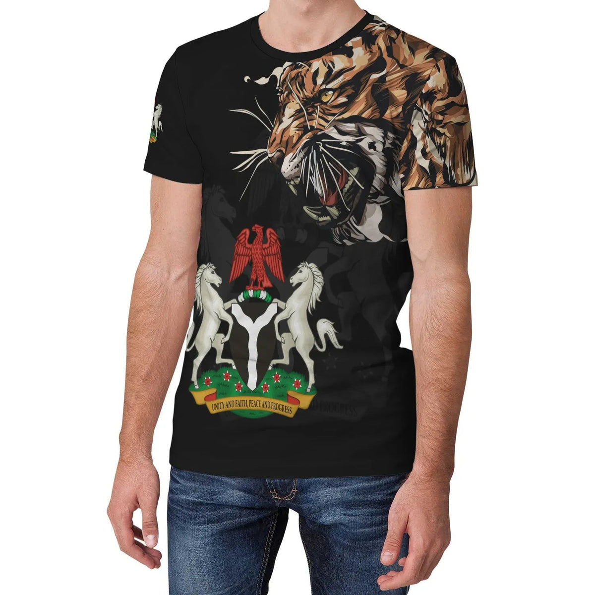 Nigeria T Shirt Tiger Special Version RLT8 - Wonder Print Shop