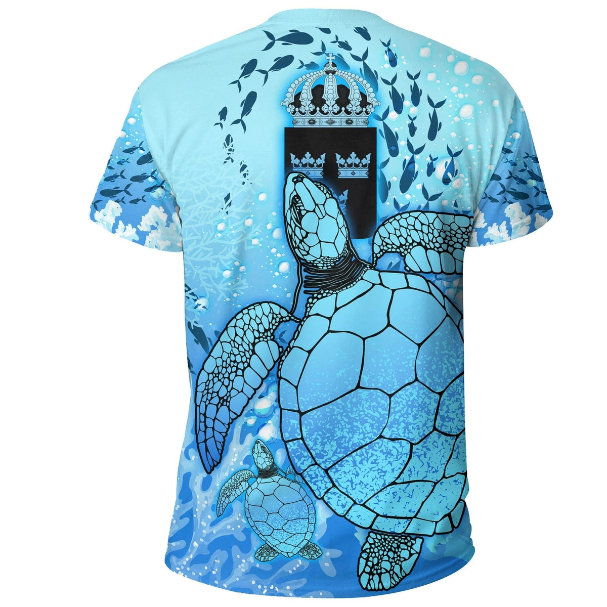 Sweden T Shirt Ocean Life RLT7 - Wonder Print Shop
