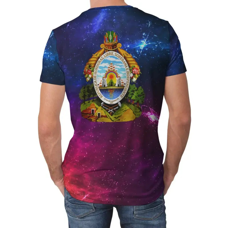 Honduras T Shirt Galaxy RLT8 - Wonder Print Shop