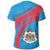Luxembourg Coat Of Arms T Shirt Cricket Style RLT6 - Wonder Print Shop