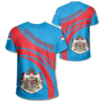 Luxembourg Coat Of Arms T Shirt Cricket Style RLT6 - Wonder Print Shop