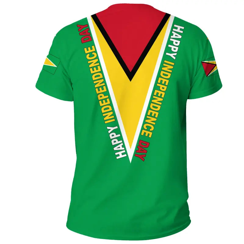 Happy independence Day Guyana T Shirt RLT8 - Wonder Print Shop
