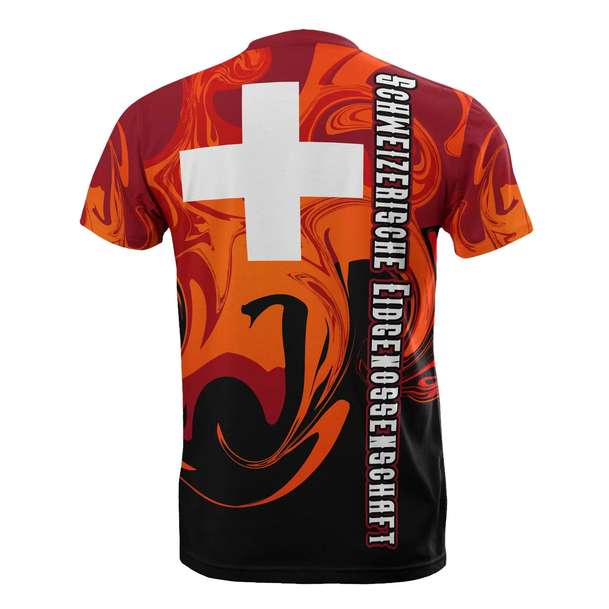 Switzerland T Shirt Flame Of Switzerland RLT13 - Wonder Print Shop
