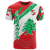 Lebanon Personalised T Shirt Lebanon Flag Polygon Style24 RLT6 - Wonder Print Shop