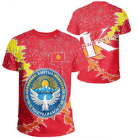 Kyrgyzstan Christmas Coat Of Arms T Shirt X Style RLT8 - Wonder Print Shop