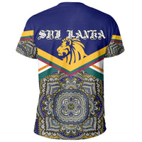 Sri Lanka Lion Mandala T Shirt RLT7 - Wonder Print Shop