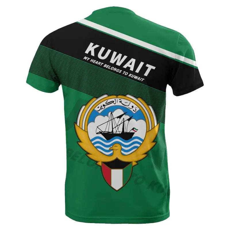 Kuwait Flag Motto T Shirt Limited Style RLT8 - Wonder Print Shop