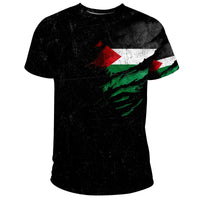 Palestine In Me T Shirt Special Grunge Style RLT13 - Wonder Print Shop