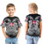 Viking T Shirt Kid Denmark Mjolnir and Double Dragon RLT13 - Wonder Print Shop