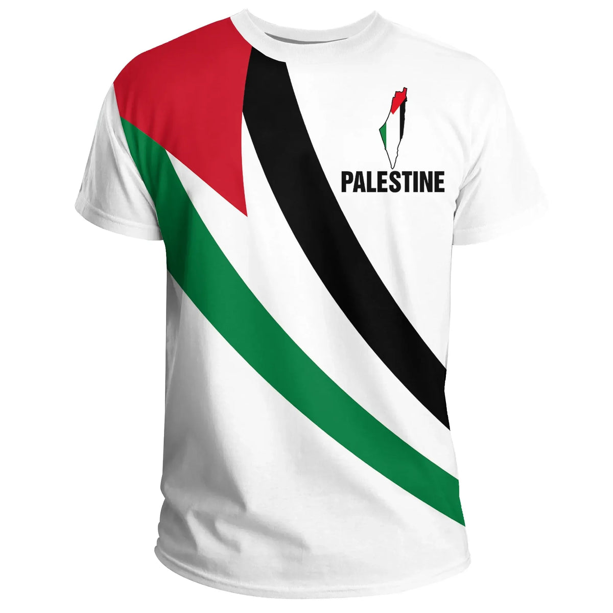 Palestine Special Flag T Shirt RLT13 - Wonder Print Shop
