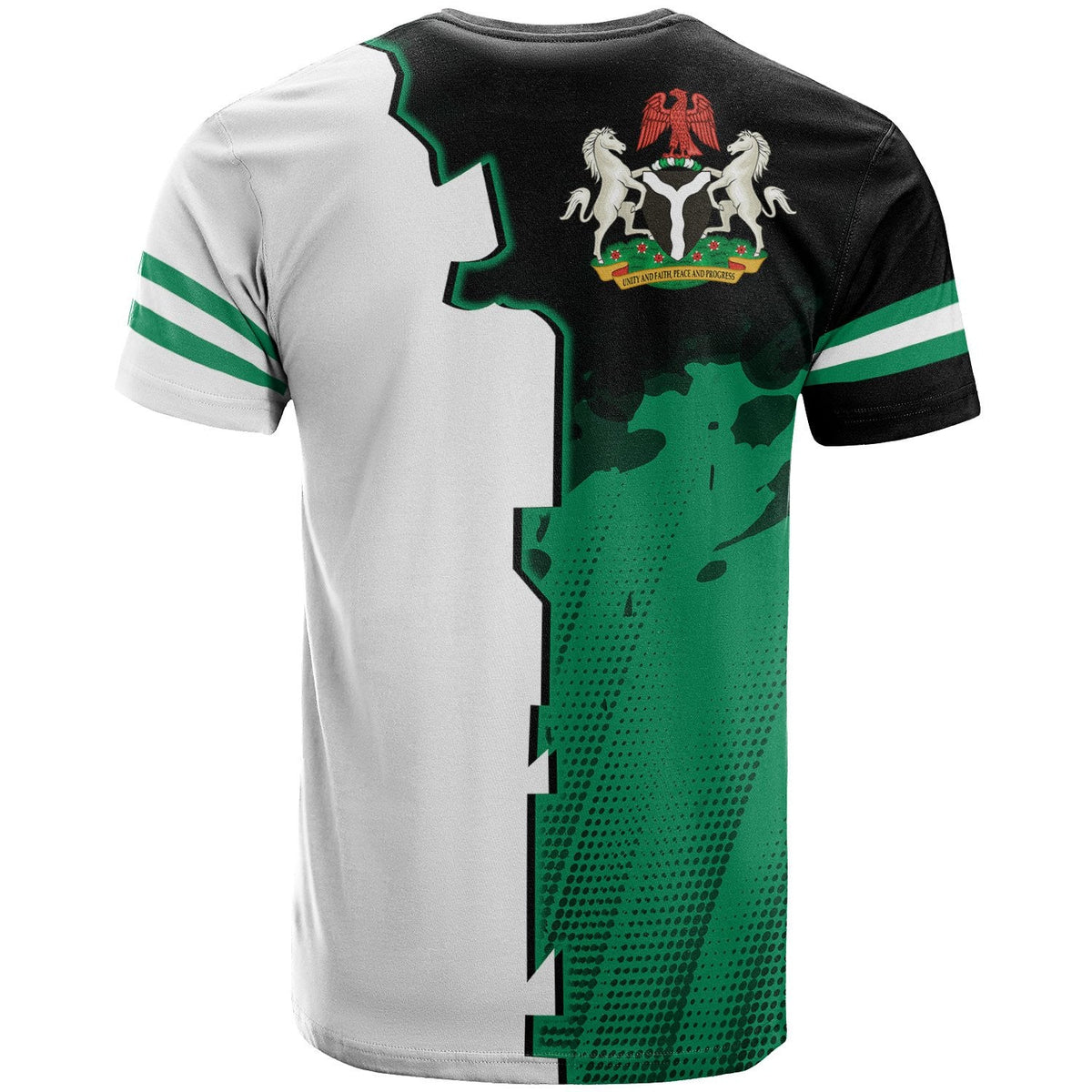 Nigeria Personalised T Shirt Independence Day RLT8 - Wonder Print Shop
