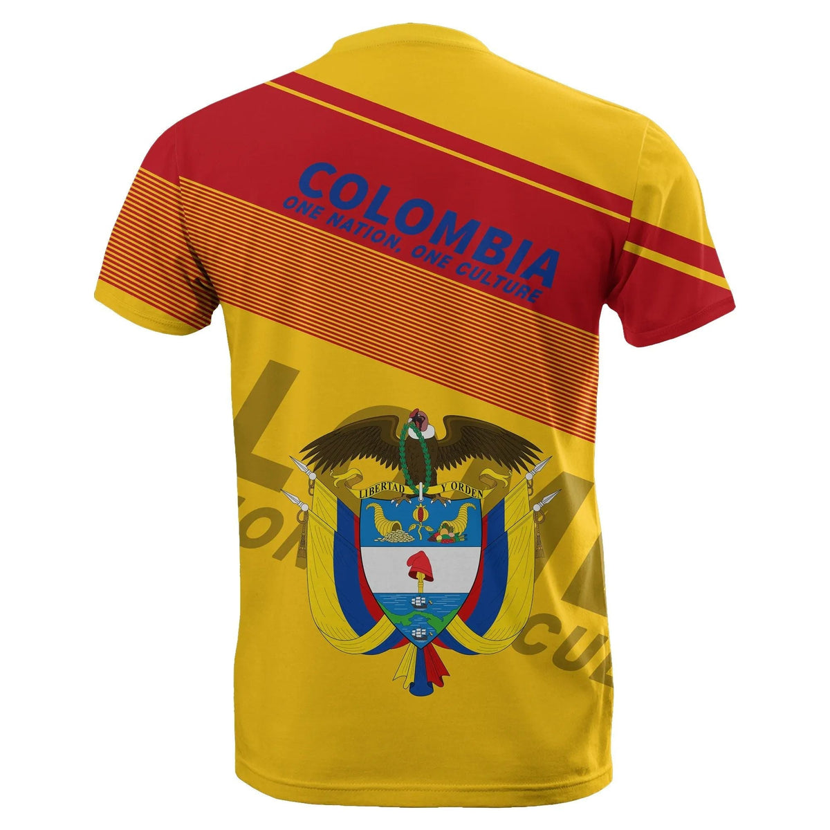 Colombia T Shirt Flag Motto Limited Style RLT7 - Wonder Print Shop