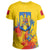 romania-coat-of-arms-t-shirt-spaint-style