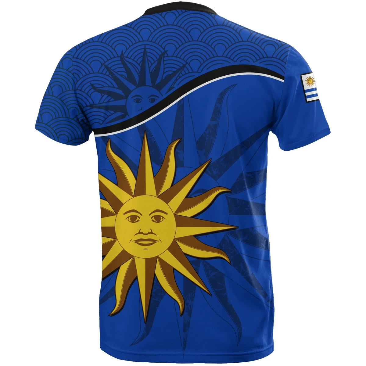 Uruguay Flag T Shirt RLT6 - Wonder Print Shop