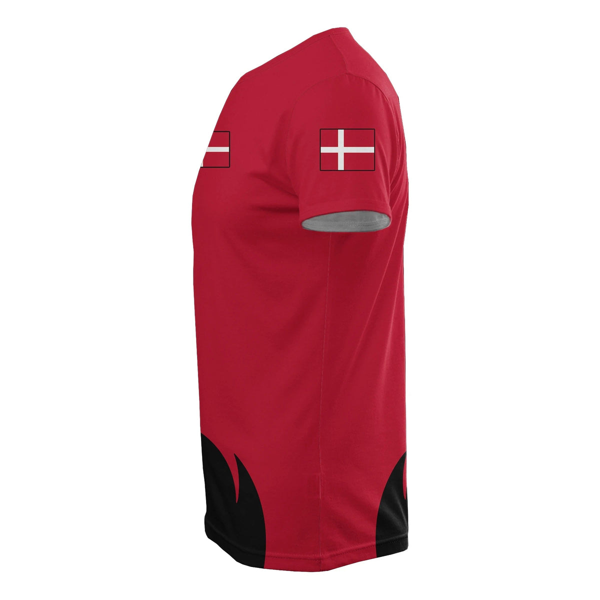 Denmark Coat Of Arms T Shirt Fire Style RLT13 - Wonder Print Shop