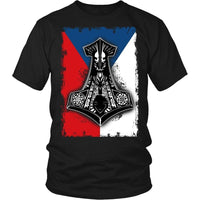 Czech Viking Shirts and Hoodies Vikings Clothing RLT13 - Wonder Print Shop