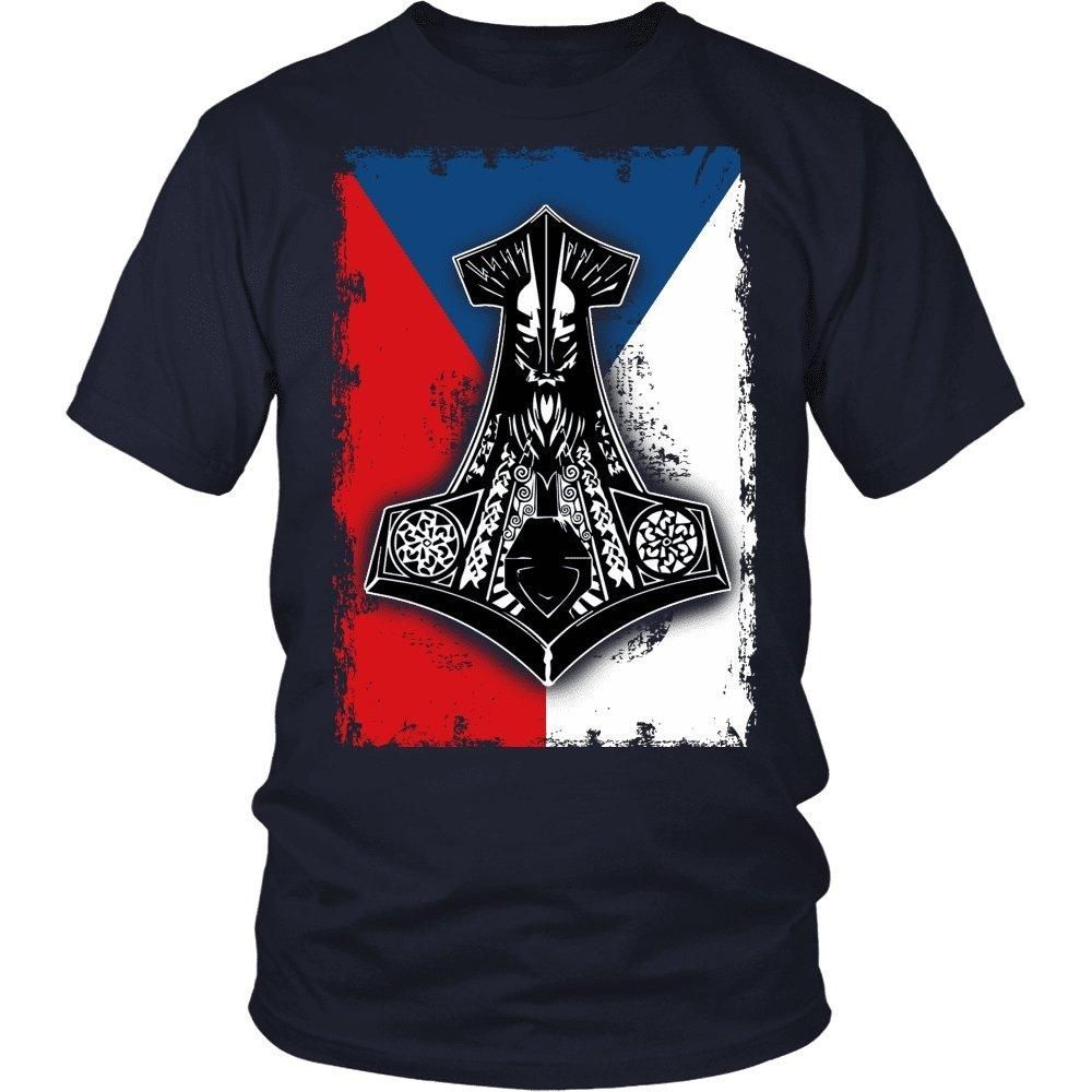 Czech Viking Shirts and Hoodies Vikings Clothing RLT13 - Wonder Print Shop