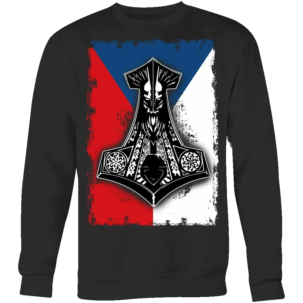 Czech Viking Shirts and Hoodies Vikings Clothing RLT13 - Wonder Print Shop