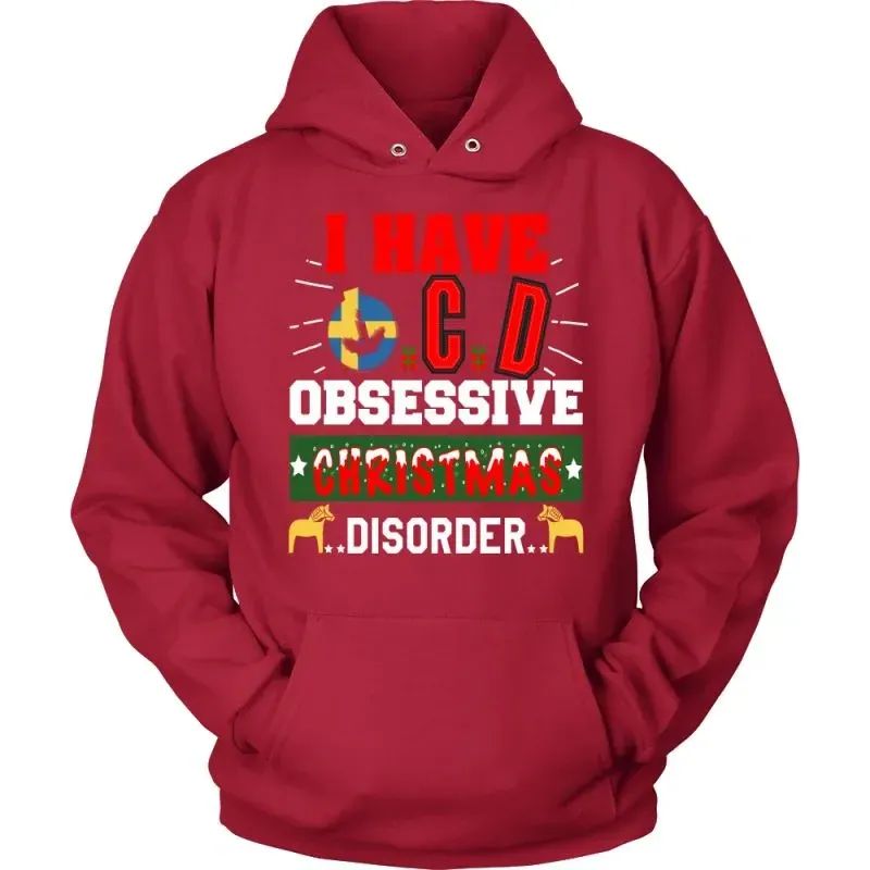Sweden Ocd Christmas T Shirt RLT7 - Wonder Print Shop
