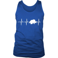 Switzerland T Shirt In My Heartbeat RLT13 - Wonder Print Shop