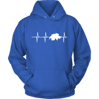 Switzerland T Shirt In My Heartbeat RLT13 - Wonder Print Shop