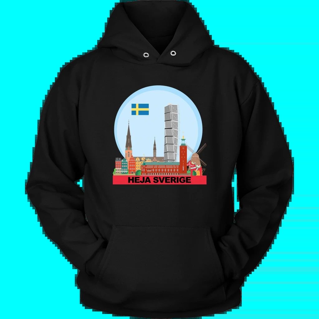 Sweden T Shirt Heja Sverige RLT7 - Wonder Print Shop