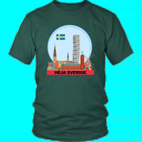 Sweden T Shirt Heja Sverige RLT7 - Wonder Print Shop