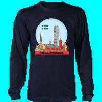 Sweden T Shirt Heja Sverige RLT7 - Wonder Print Shop