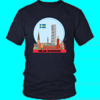 Sweden T Shirt Heja Sverige RLT7 - Wonder Print Shop